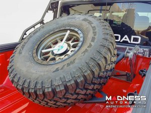 Jeep Gladiator Adjustable Tire Carrier - In-Bed by DV8 Jeep Gladiator Adjustable Tire Carrier - In-Bed by DV8